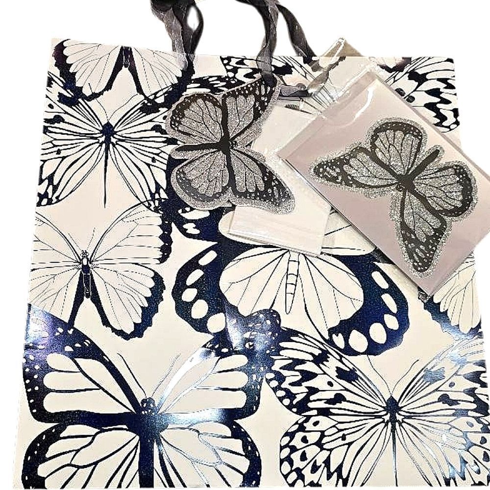 Jessica Simpson Butterfly Gift Bag Set - Picture 2 of 6